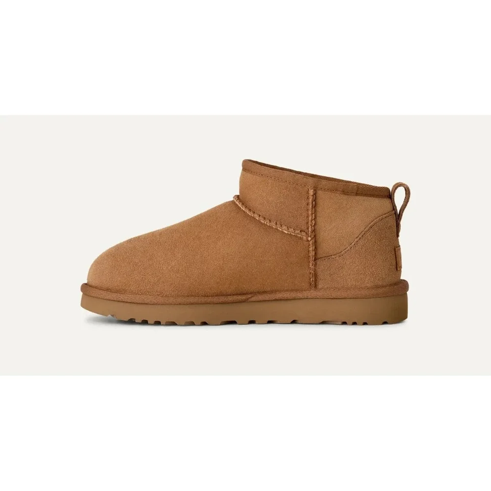 Size‎ 5 - Women's UGG Classic Ultra Mini Boots Chestnut Shearling NEW